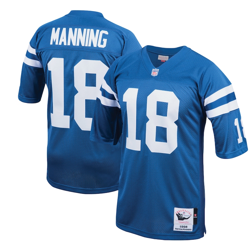 None Peyton Manning MVP Candidate IND Colts Premium Material Jersey