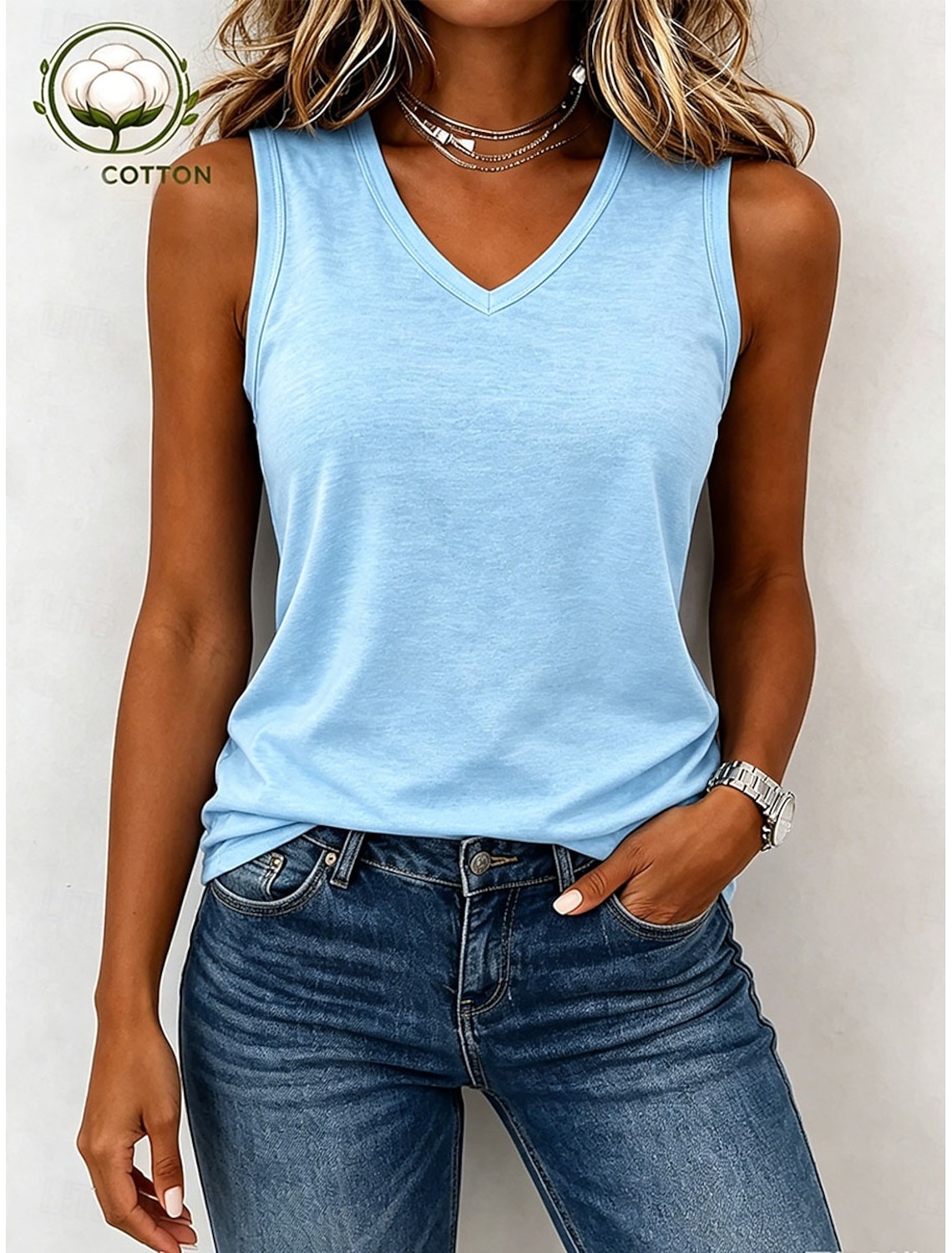 Women's Blouse Graphic Striped Vintage Stylish Basic Short Sleeve V Neck Regular Tops Casual Daily Blue White Pink Orange Green Summer Spring
