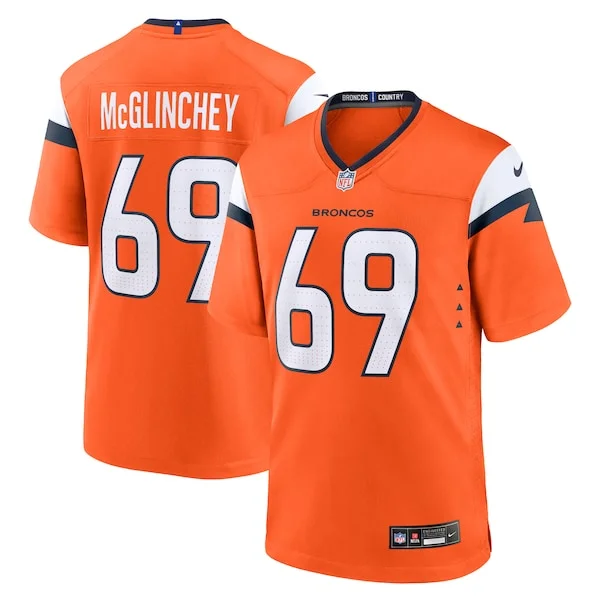 None Mike Game Jersey - Orange | NFL Player Jersey | NFL Football