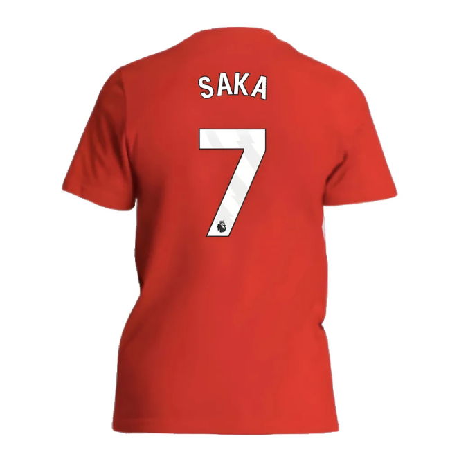 Arsenal Home Jersey 2024-20 Saka 7 L S Kids
