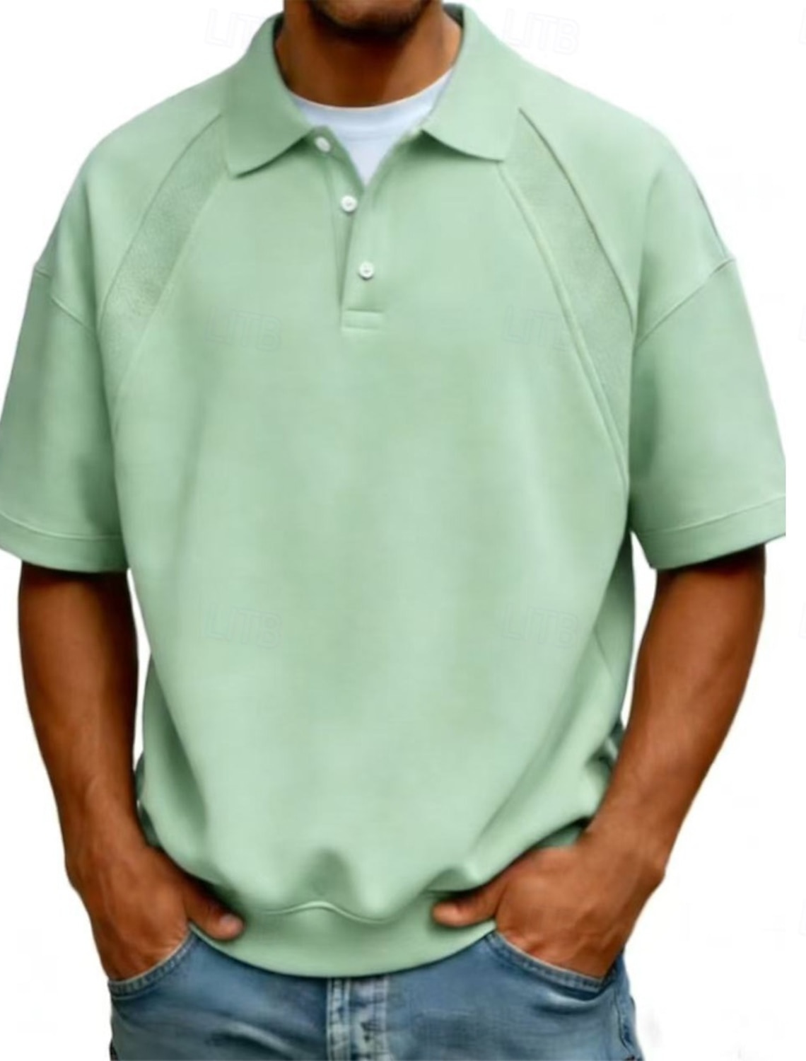 Men's Polo Shirts Casual Business Turndown Short Sleeve Fashion Basic