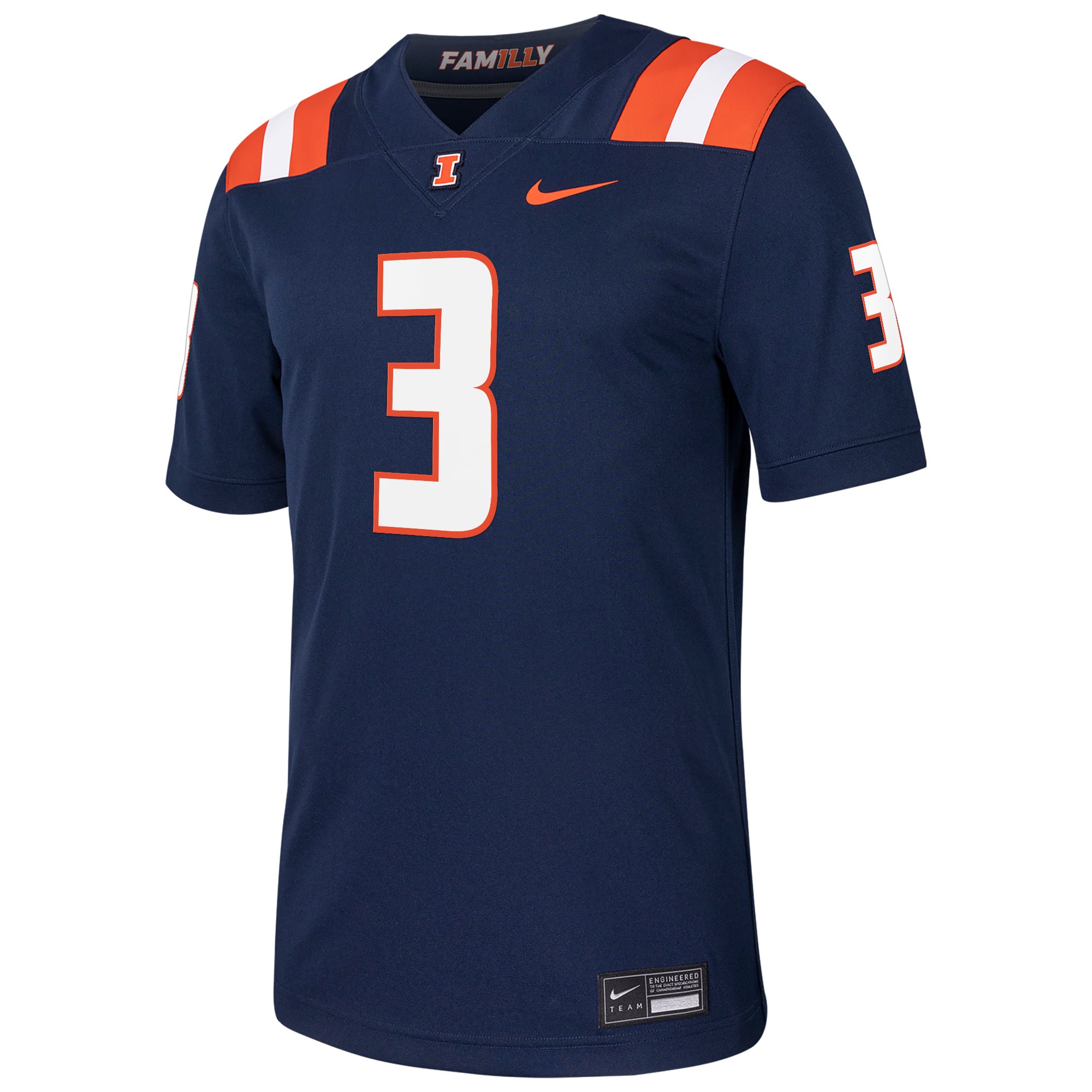 [DDG] Kaden Feagin Illinois Fighting Illini NIL Football Game Jersey - Navy