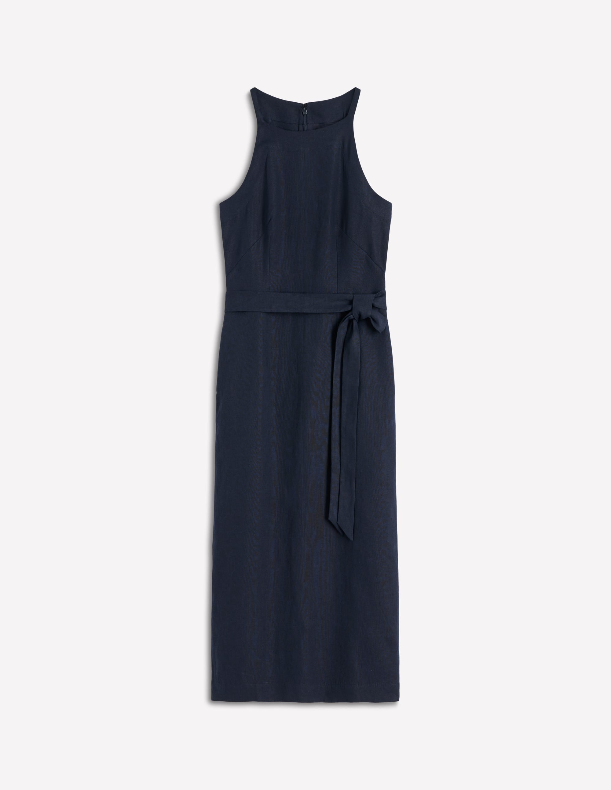 Rosa Halter Linen Midi Dress