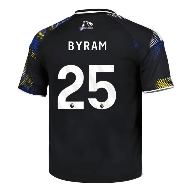 Kids Leeds Football Club Sophisticated Third Football Shirt (Byram 25)