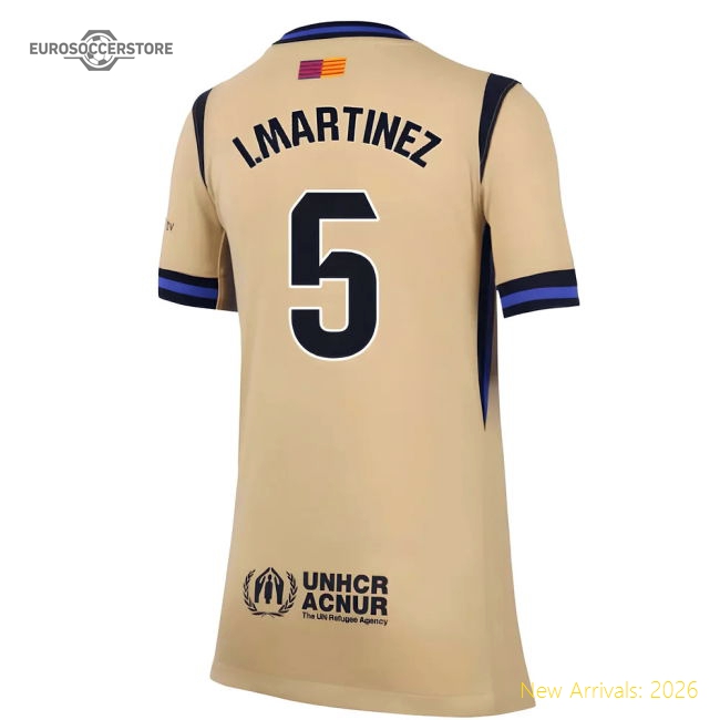 Professional-Grade 2025-2026 Barcelona Away Shirt (Kids) (I.Martinez