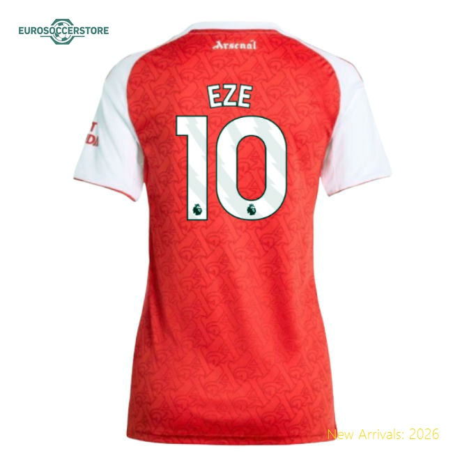 2025-2026 Arsenal Home Fan Version Womens Football Jersey For Match Day