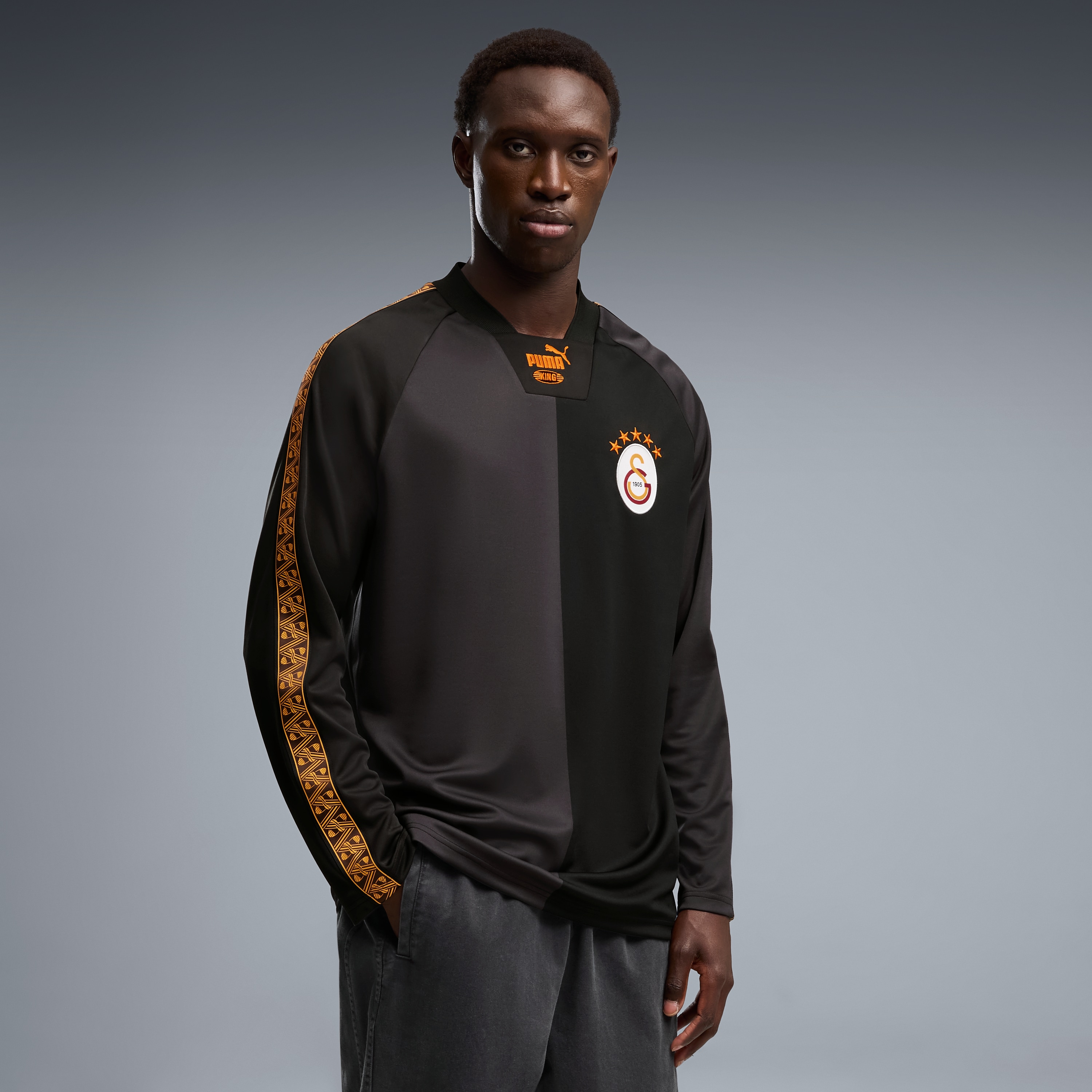 [LK] Galatasaray 2026/27 King Long Sleeve Fashion Jersey - Black