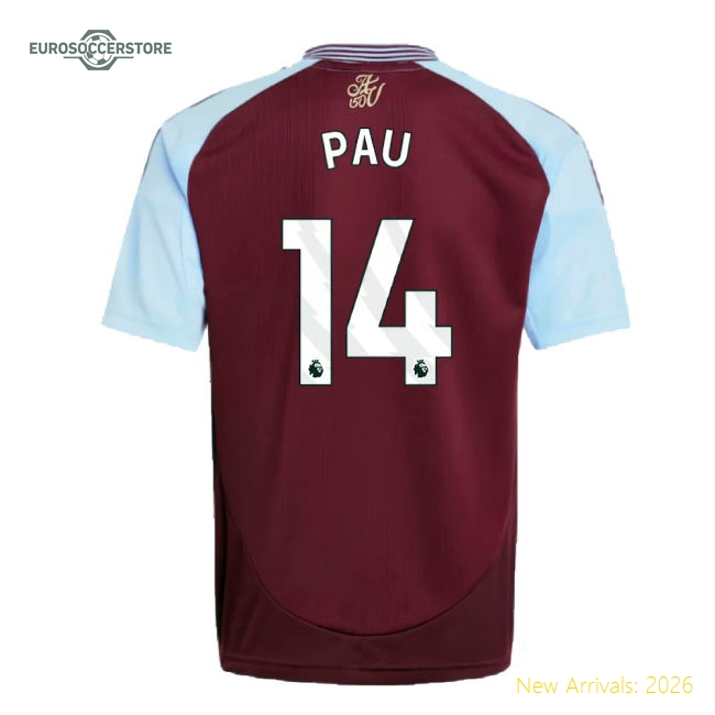 2024-2025 Aston Villa Home Shirt (Kids) (Pau 14)
