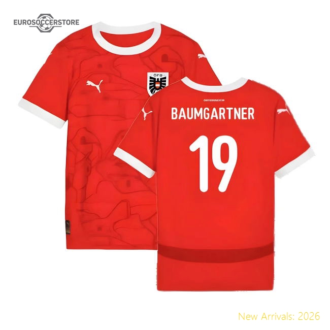 2024-2025 Football Team Kids Hypoallergenic Jersey Baumgartner Puma