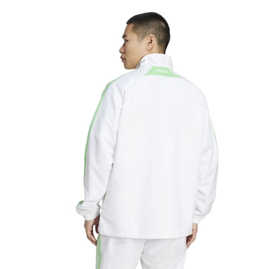 Algeria National Team Track Travel Jacket Urban Collection Pure White