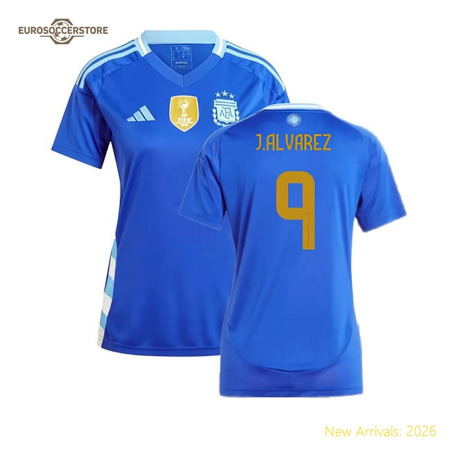 Football Team J.alvarez Elegant Ladies Jersey Drycell Lightweight