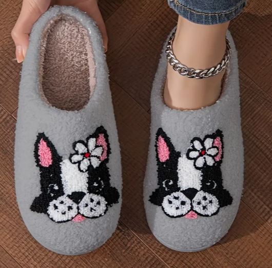 Pattern Slippers For Dog Enthusiasts Indoor Comfort | Unique Design