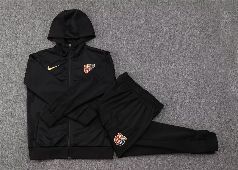Licensed Barcelona 2425 Black Hoodie - Official Replica 11984