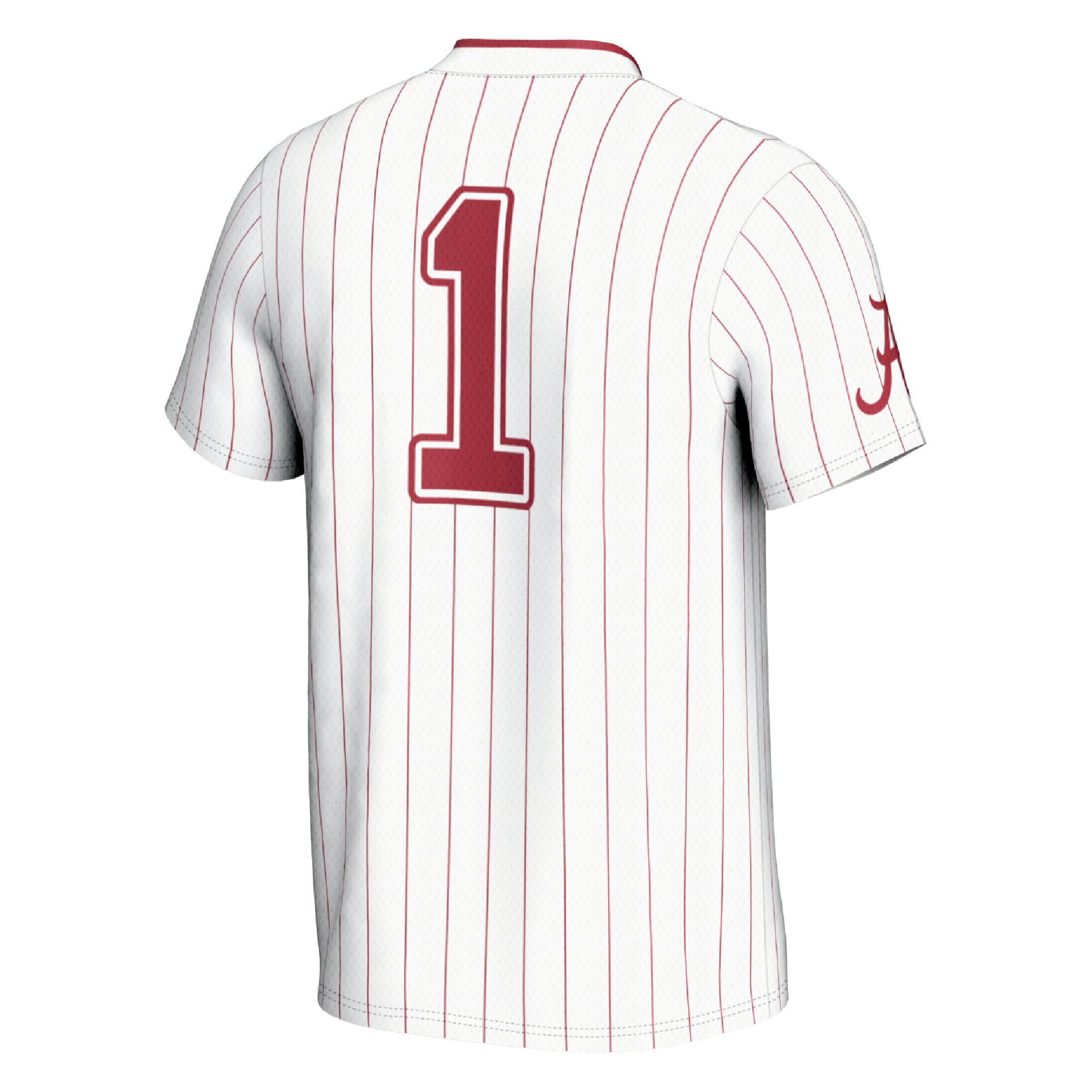 [NJP] Alabama Crimson Tide GameDay Greats Unisex Lightweight Softball Fashion Jersey - White