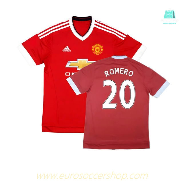 Manchester United 2015-16 Home Shirt (Mint) (Romero 20)