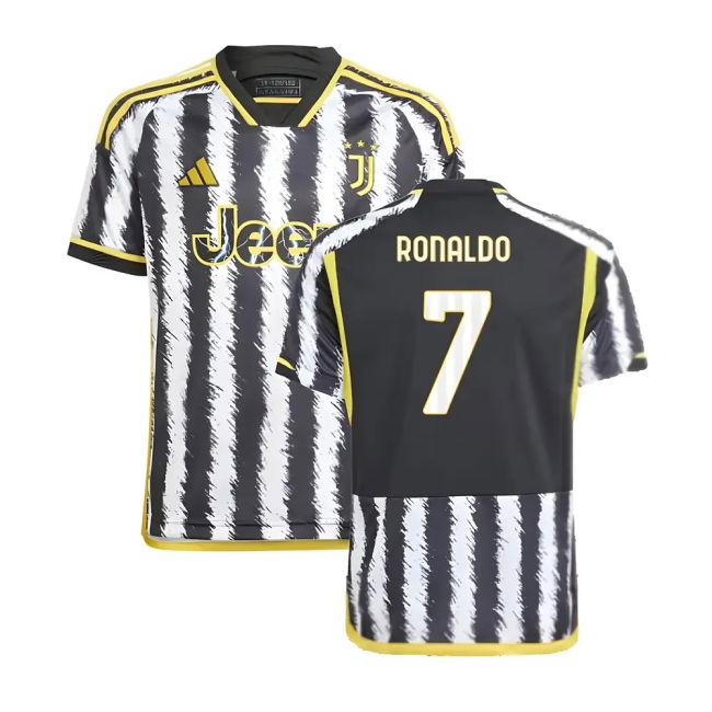 Professional 2023-2024 Juventus Home With Vintage Design - Rising Star