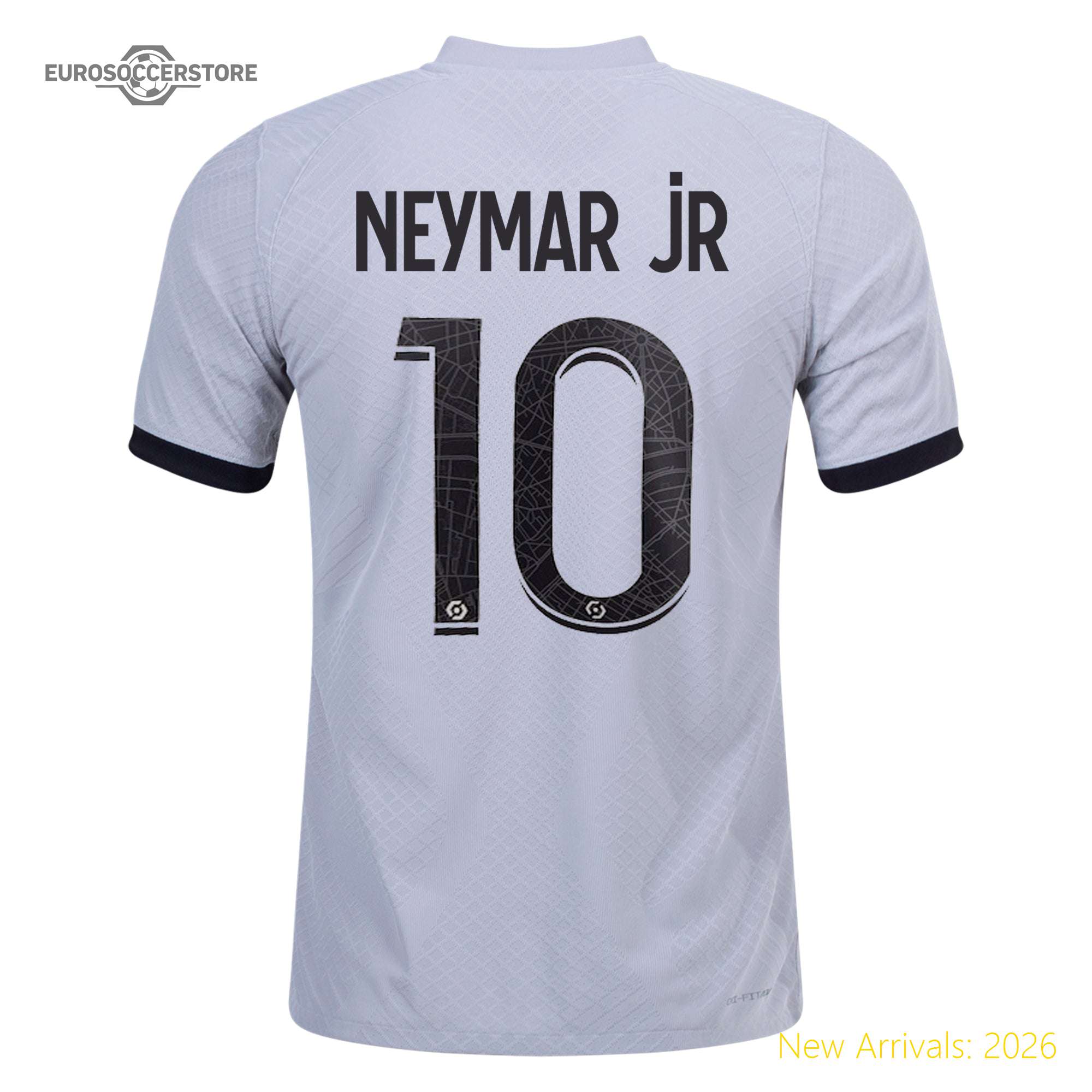 Club Approved Durable Psg Men Soccer Star Away Jersey 2023
