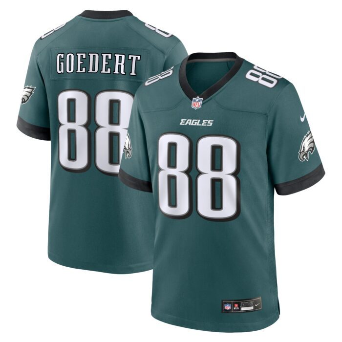Men's Philadelphia Eagles Dallas Goedert Nike Midnight Gre...