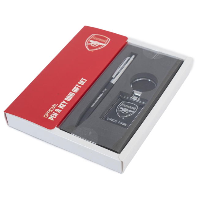 Arsenal FC Pen & Keyring Set (Fan Favorite)