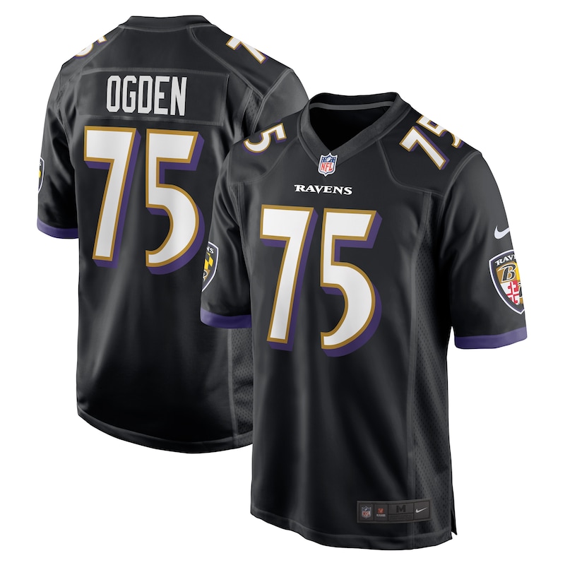 None Jonathan Ogden Baltimore Ravens NFL Team Game Jersey Football App