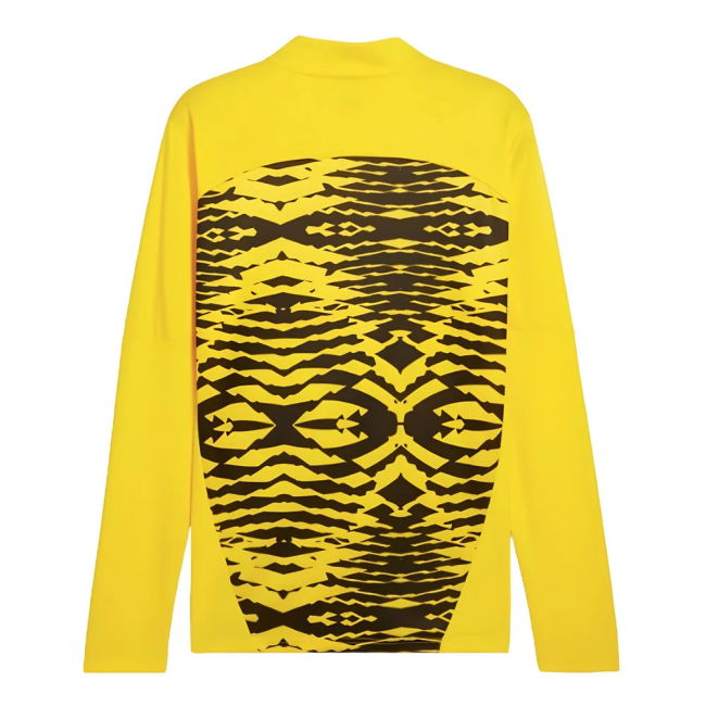 2024-2025 Borussia Dortmund Prematch 1/4 Zip Top (Yellow)