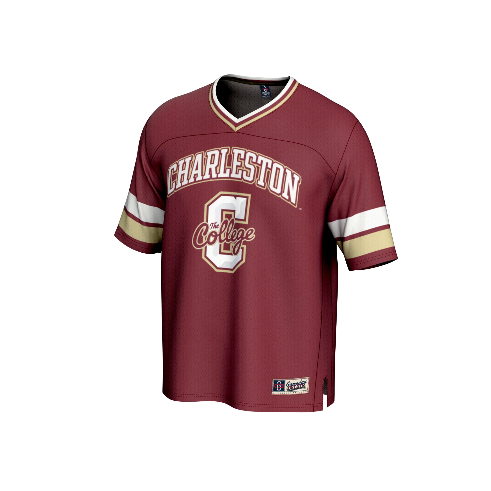 Youth Maroon Charleston Cougars Spirit Football Jersey