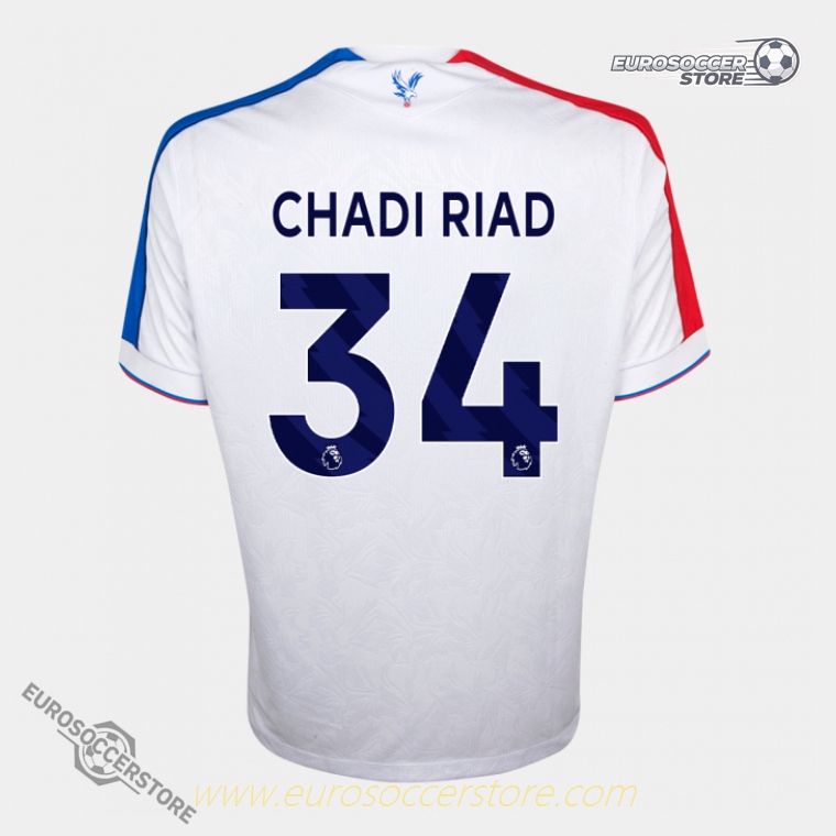 ChADI RIAD 34 Crystal Palace Third Eagle White Jersey 25-26