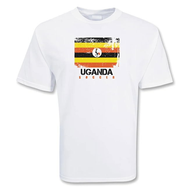 Tournament-Edition Top-Tier Uganda Soccer T-Shirt Aero-Dynamic