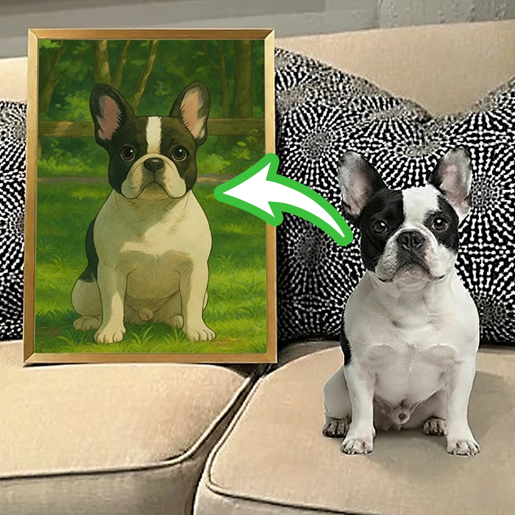 Pet-Lover Chanel - Personalized Vertical Framed Poster • Wall Decorat...