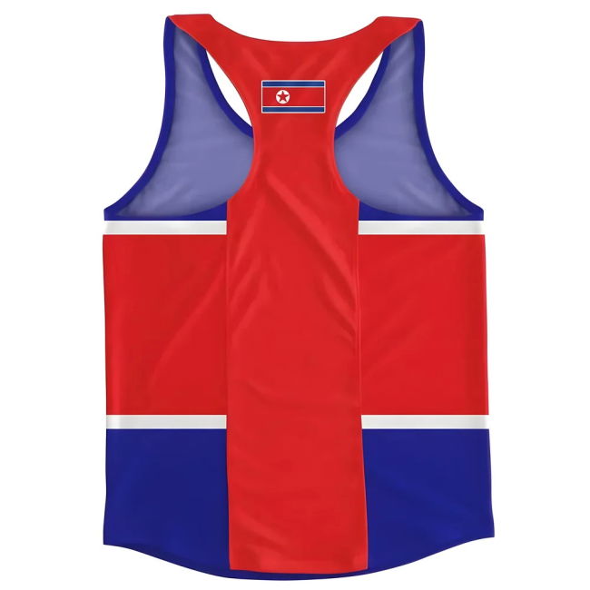 North Korea Flag Running Vest