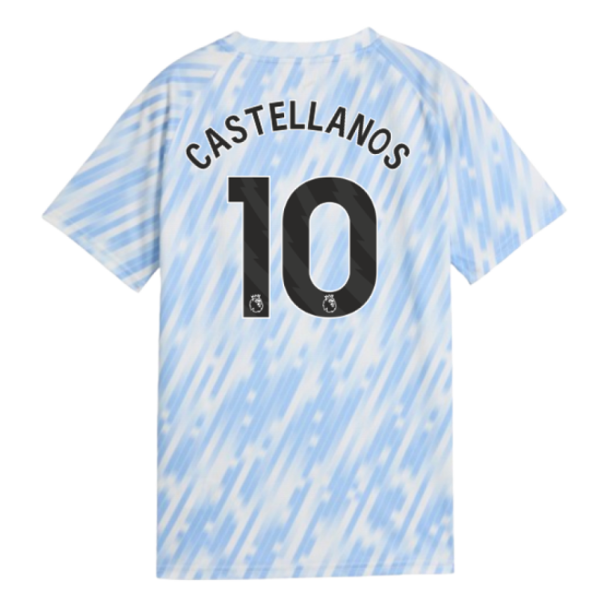 Castellanos 10 Premium Man City 2025-2026 Home Shirt (Kids)