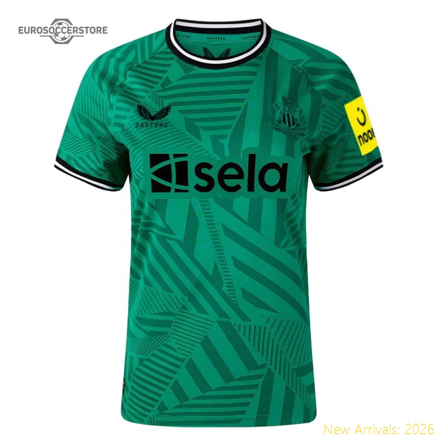 Newcastle Away Kit 2023-2024 Match Version Jersey Game Ready