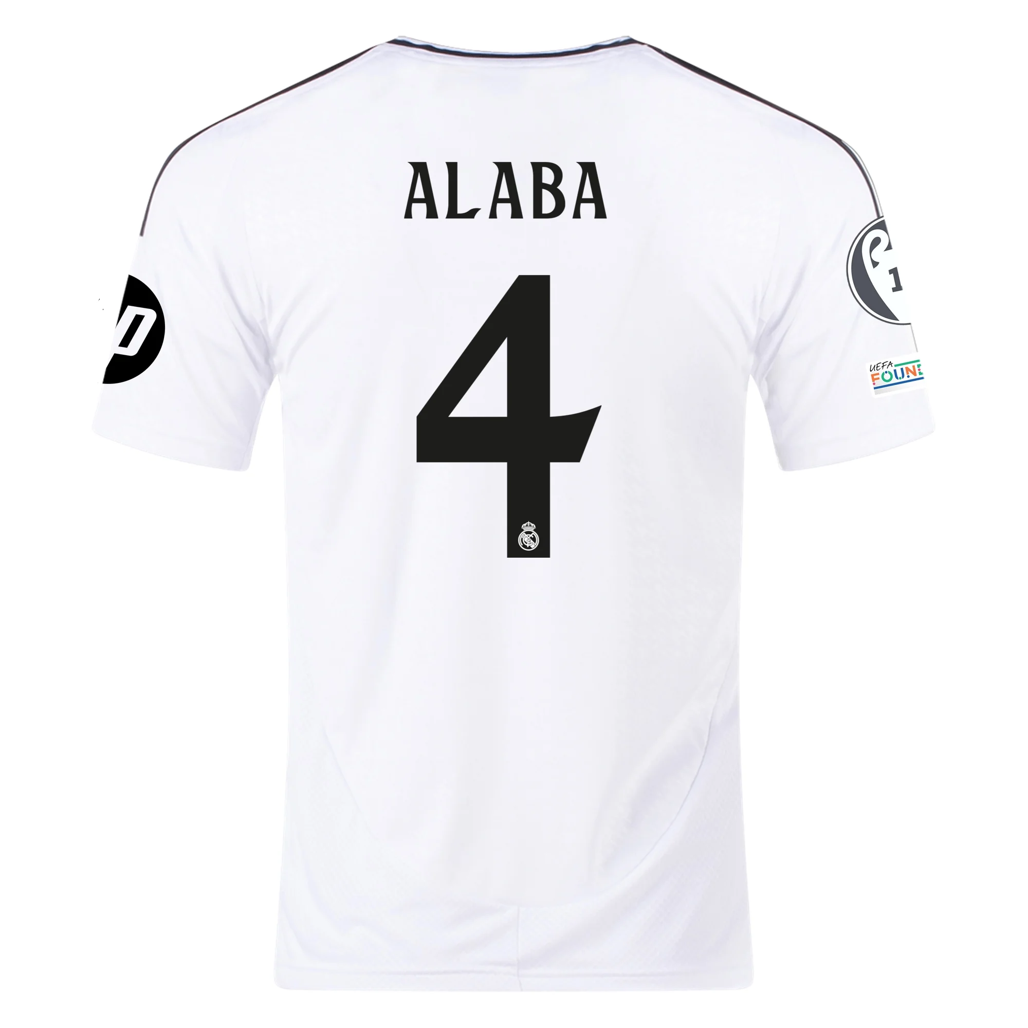 Real Madrid Alaba 2024-2025 UCL Home Jersey – Authentic Shirt