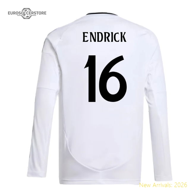 Gentle Kids Football Team Endrick Jersey 2024-2025 Moisture-wicking