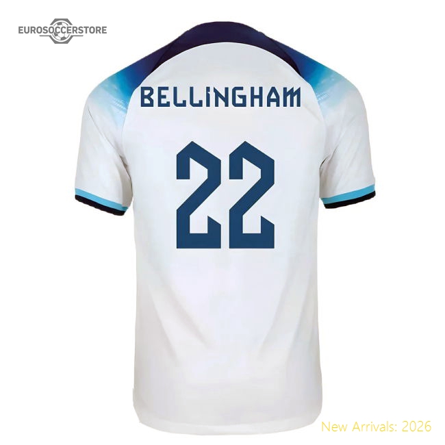 Elite England 2022-2023 Home Shirt - Comfort Breathability