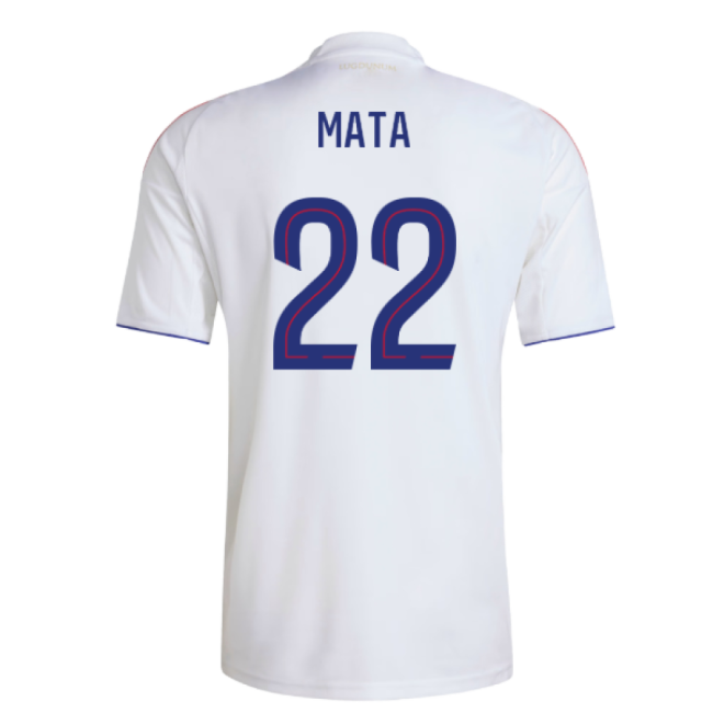 Match-Day 2025-2026 Olympique Lyon Home Shirt (Mata 22)