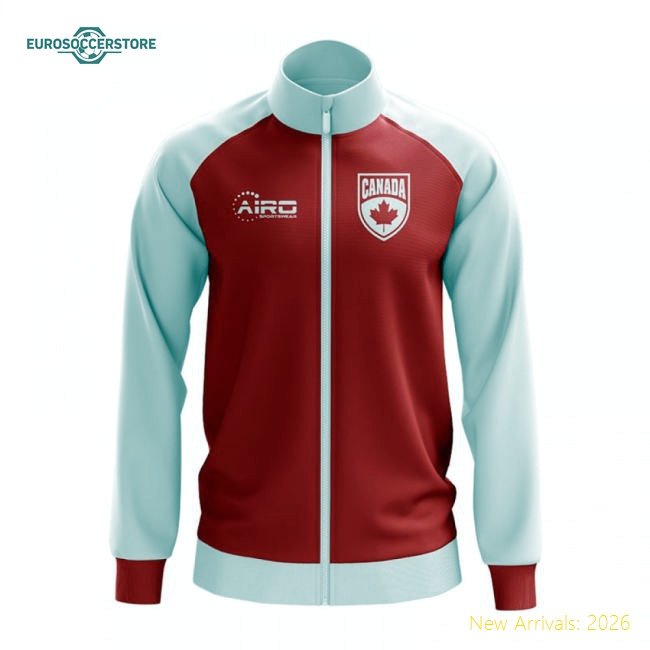 Canada Concept Football Track Jacket (Red) - Kids
