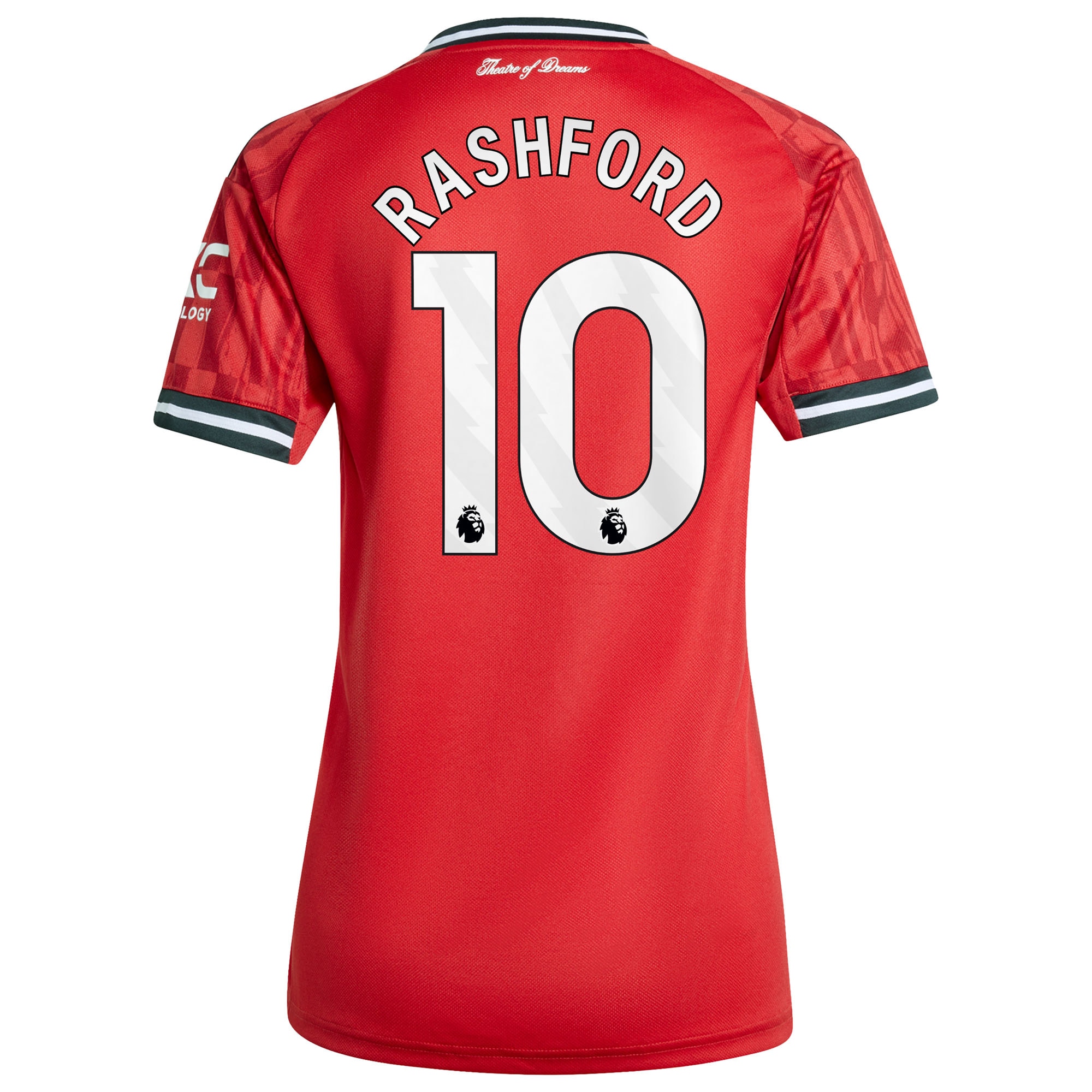 [SJH] Marcus Rashford Manchester United Women's Home 2025/26 Replica Player Jersey - Red