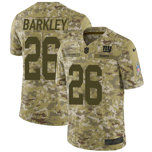 NFL Y G Giants #26 Saquon Barkley Team Color Limited Je-v8