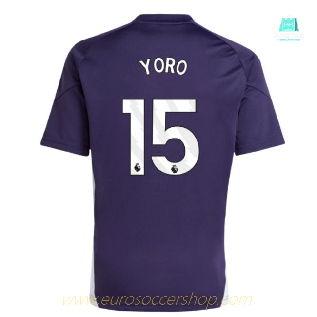 2025-2026 Man Utd Training Jersey (Aurora Plum) - Kids (Yoro 15)