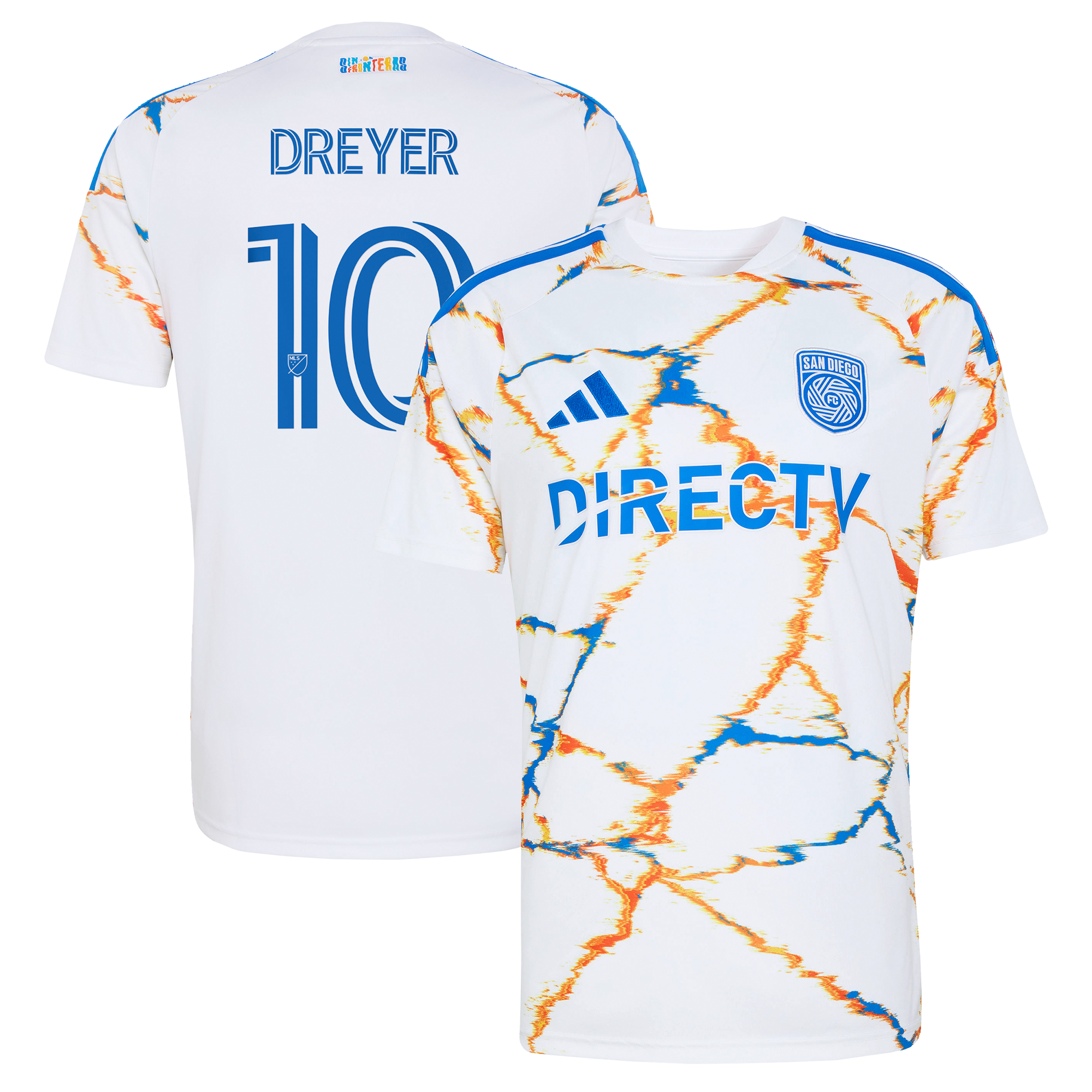 [SJH] Anders Dreyer San Diego FC 2026 Unprecedented Unity Kit Replica Jersey - White