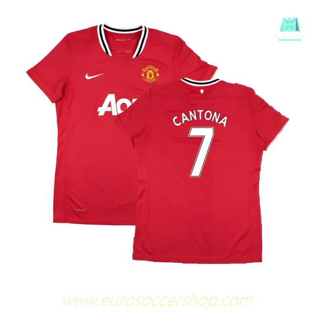 Manchester United 2011-12 Home Shirt (Women\'s) ((Very Good) M) (CANTONA 7)