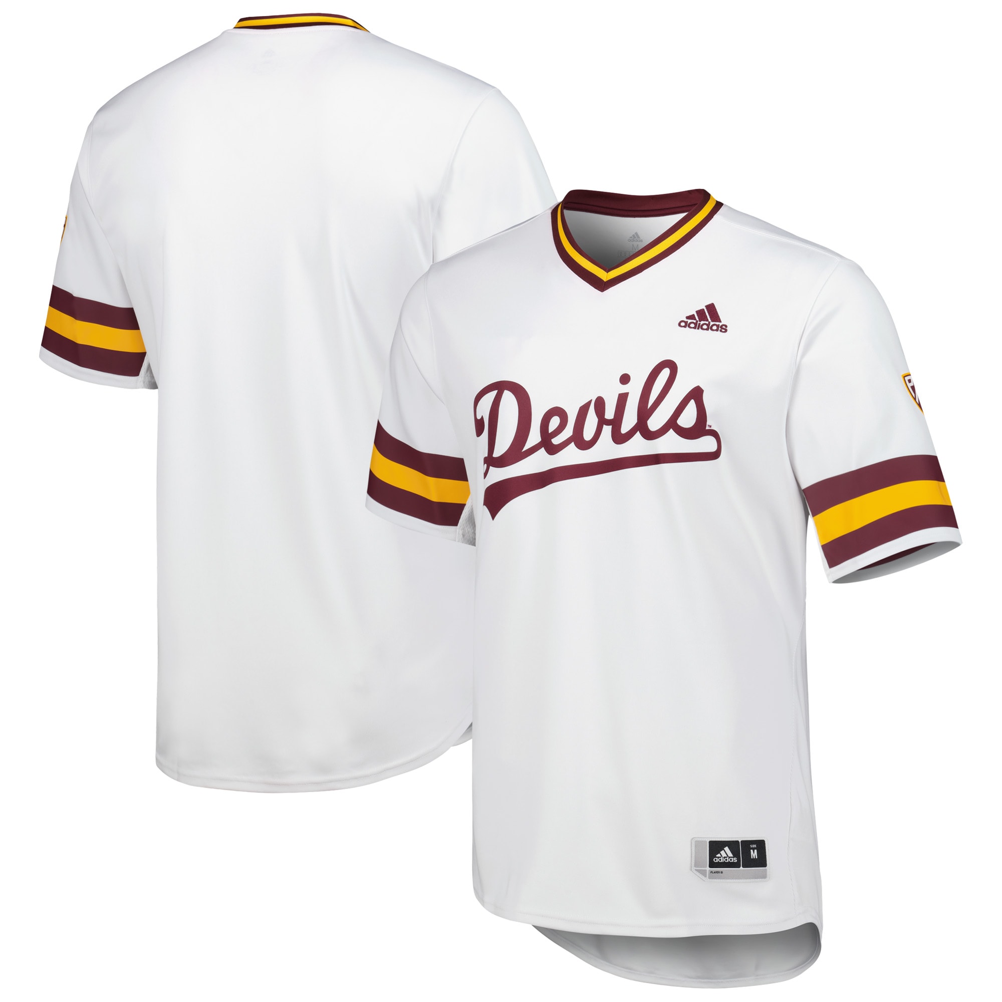 [NJP] Youth Arizona State Sun Devils Replica Baseball Jersey - White