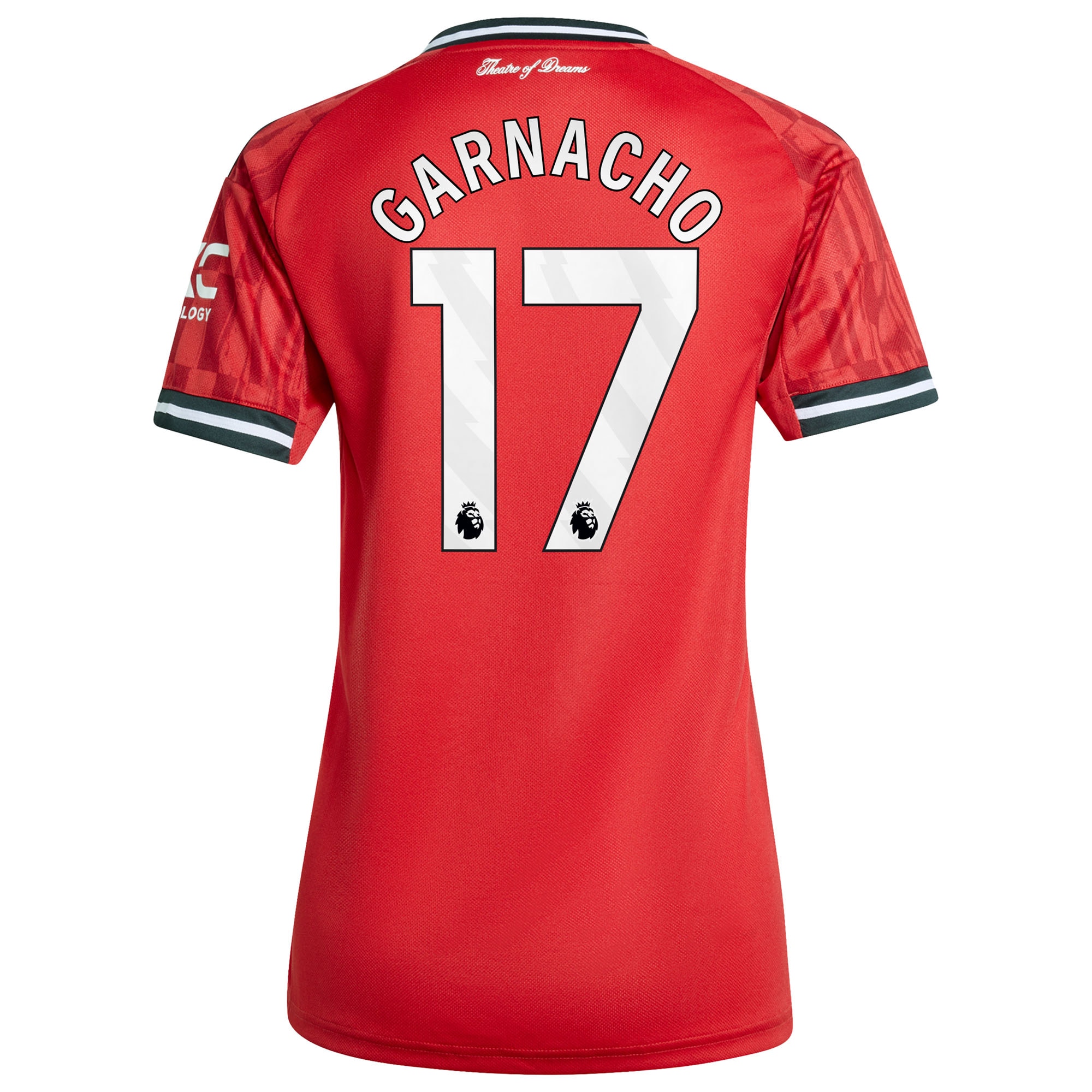 [LK] Alejandro Garnacho Manchester United Women's Home 2025/26 Replica Player Jersey - Red