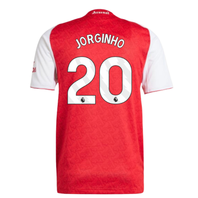 2025-20 Arsenal Home Shirt with Jorginho 20 L M S