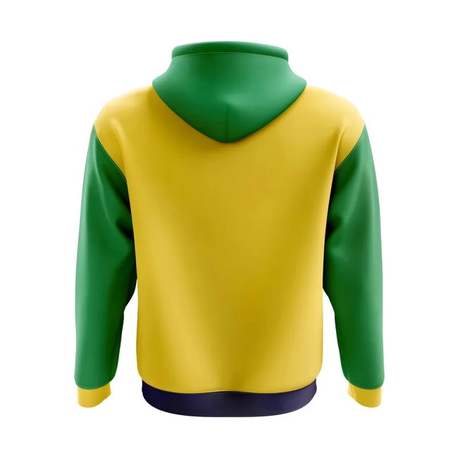 Official Brazil Concept Country Football Hoody (Yellow)