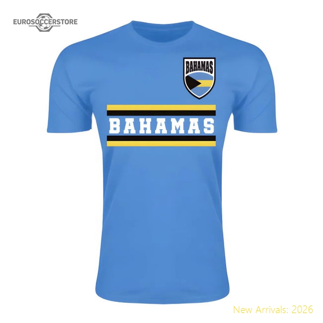 Superior Bahamas Core Football Country T-shirt (sky) - Official Design