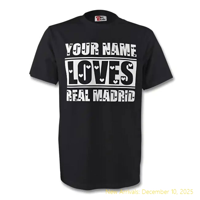 Real Madrid Official T-shirt - Match Day Essential - Moisture Wicking