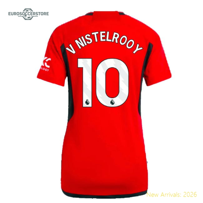 Elegant Man Utd Ladies Jersey V Nistelrooy 2023-2024 Advanced Textile