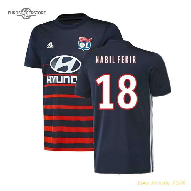 Lyon 2017-18 Away Shirt ((excellent) L) (nabil Fekir 18)